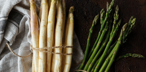 Dressing z kiszonych cytryn i szparagi