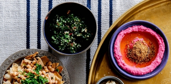 Typowy libański posiłek