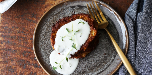 Chrupiące placki ziemniaczane