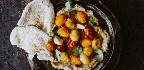 Masło z bakłażana z kiszoną cytryną