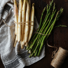 Dressing z kiszonych cytryn i szparagi