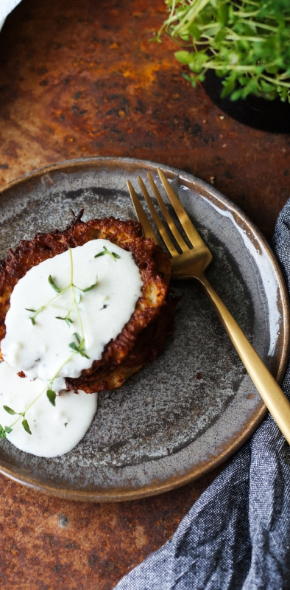 Chrupiące placki ziemniaczane