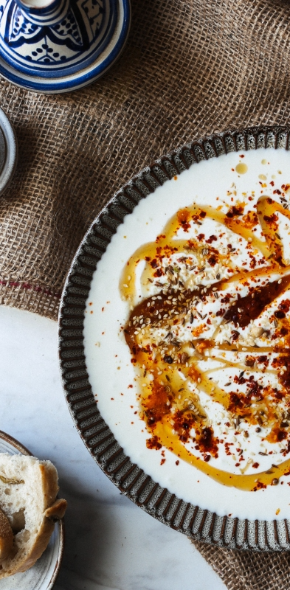 Kremowa feta z miodem i dukkah